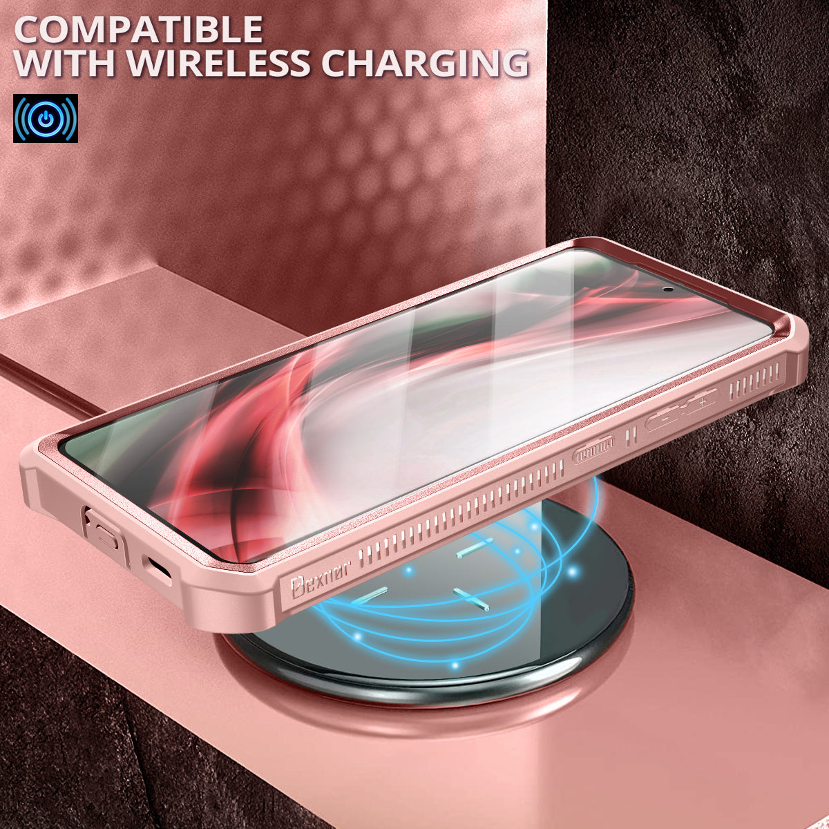Dexnor Case for Samsung Galaxy S21 Ultra With Single Screen Protector Full Body Bumper Kickstand Heavy-duty Shockproof Grade Cover.