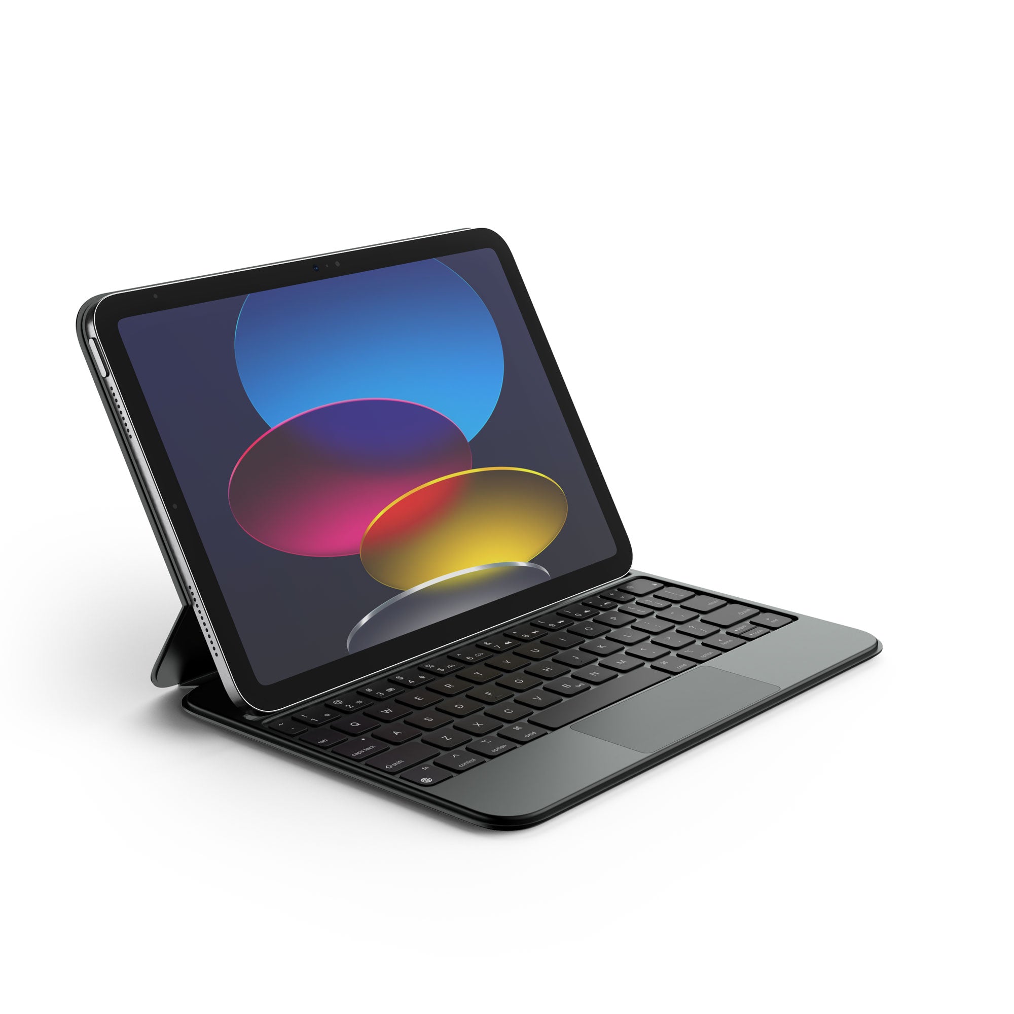 Dexnor Keyboard Case for iPad 11th Gen with Trackpad Ultra-Light Magnetic Detachable Multi-Touch Backlit 10.9" Black