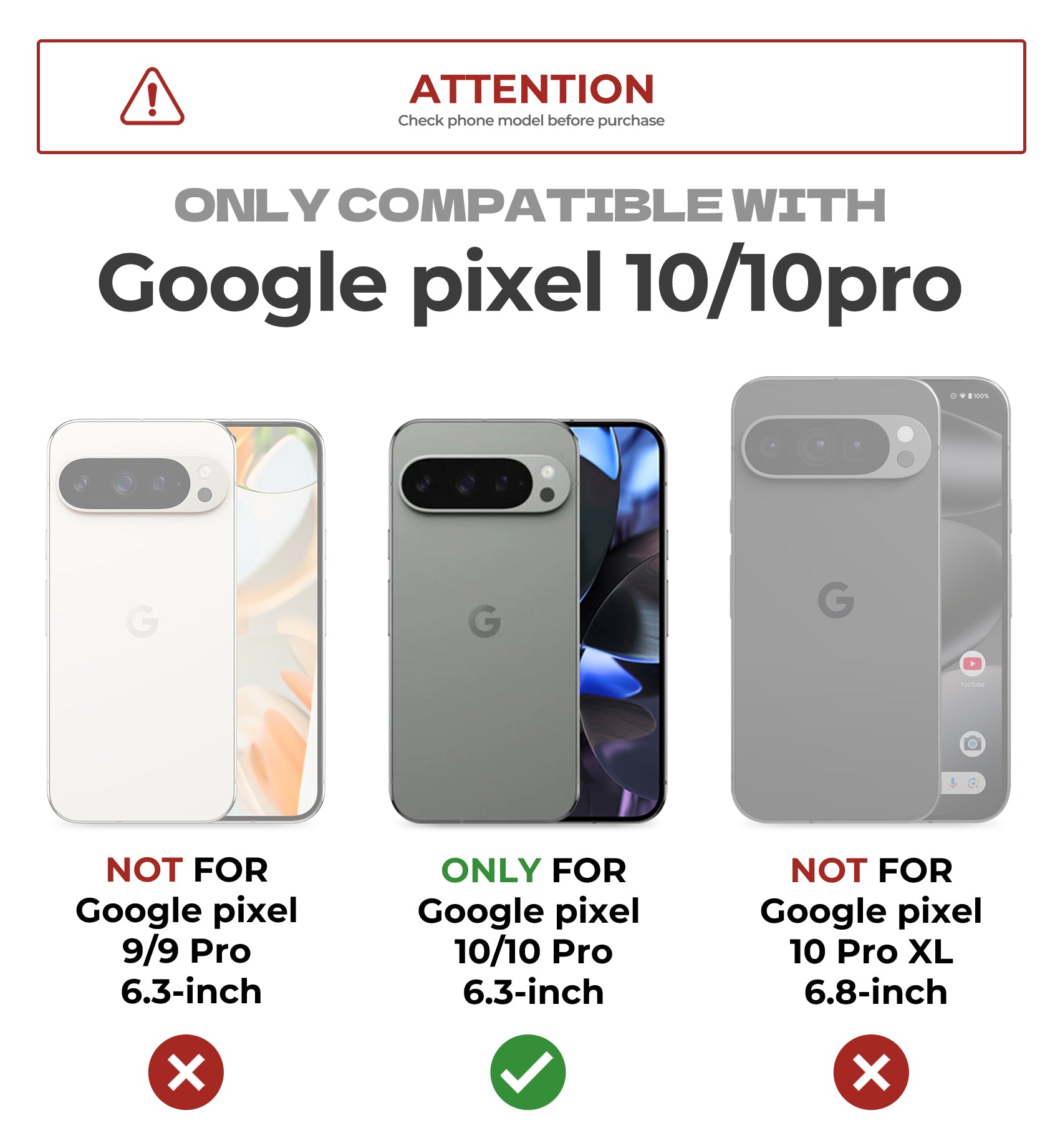 Dexnor Case For Google Pixel 10 Pro with Slide Camera Cover 2 Front Frames Full-Body Built-in Screen Protector Kickstand Bumper Cover