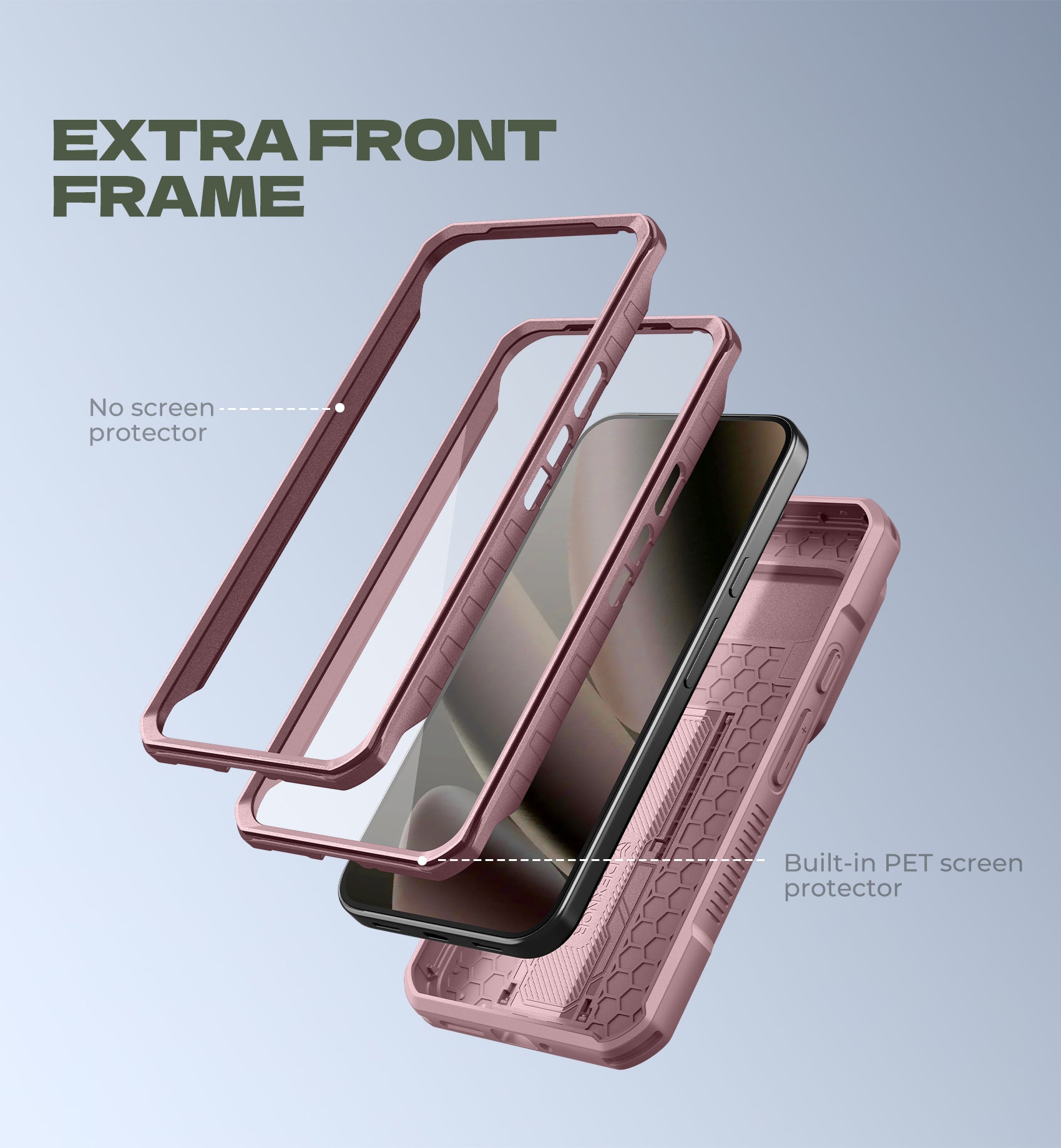 Dexnor Case For Google Pixel 10 Pro XL with Slide Camera Cover 2 Front Frames Full-Body Built-in Screen Protector Kickstand Bumper Cover