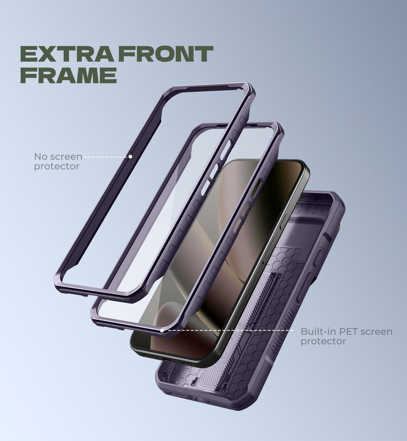 Dexnor Case For Google Pixel 10 Pro XL with Slide Camera Cover 2 Front Frames Full-Body Built-in Screen Protector Kickstand Bumper Cover