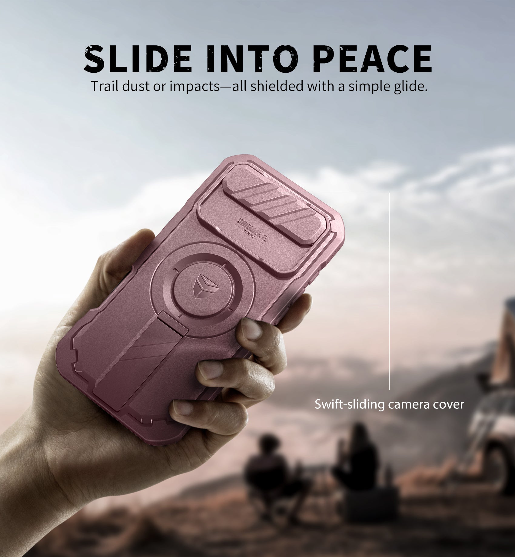 Dexnor Case For iPhone 17 Air With Slide Camera Cover MagSafe Heavy-duty Shockproof Bumper Full Body Built-in Screen Protector 6.5 Inch