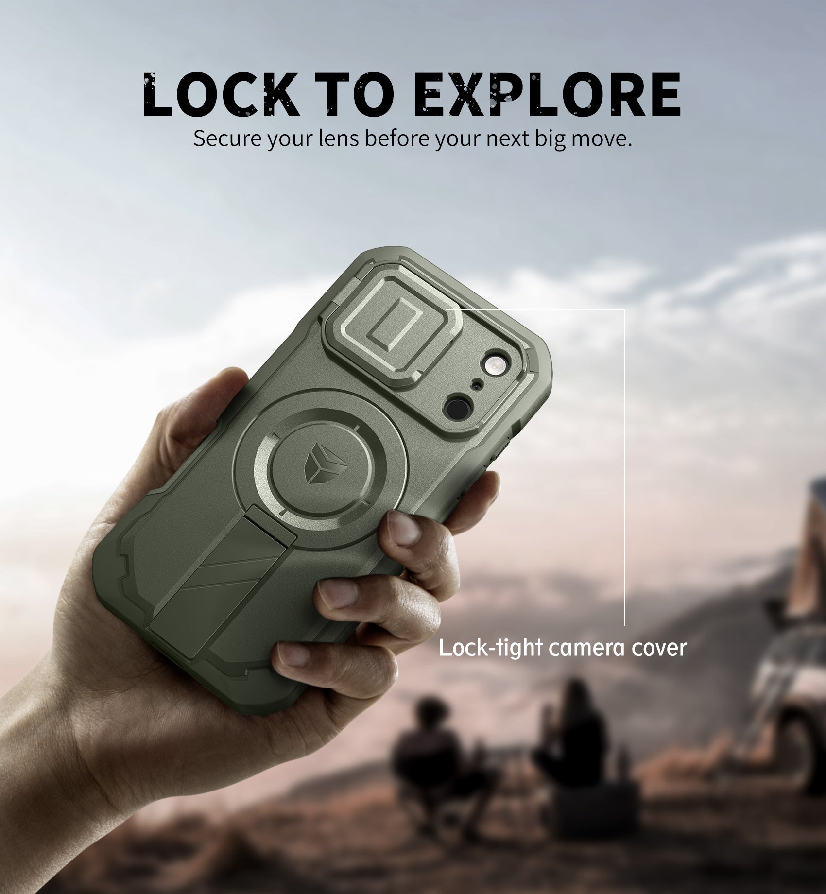 Dexnor Case For iPhone 17 Pro With Flip Camera Cover MagSafe Heavy-duty Shockproof Bumper Full Body Built-in Screen Protector 6.3 Inch