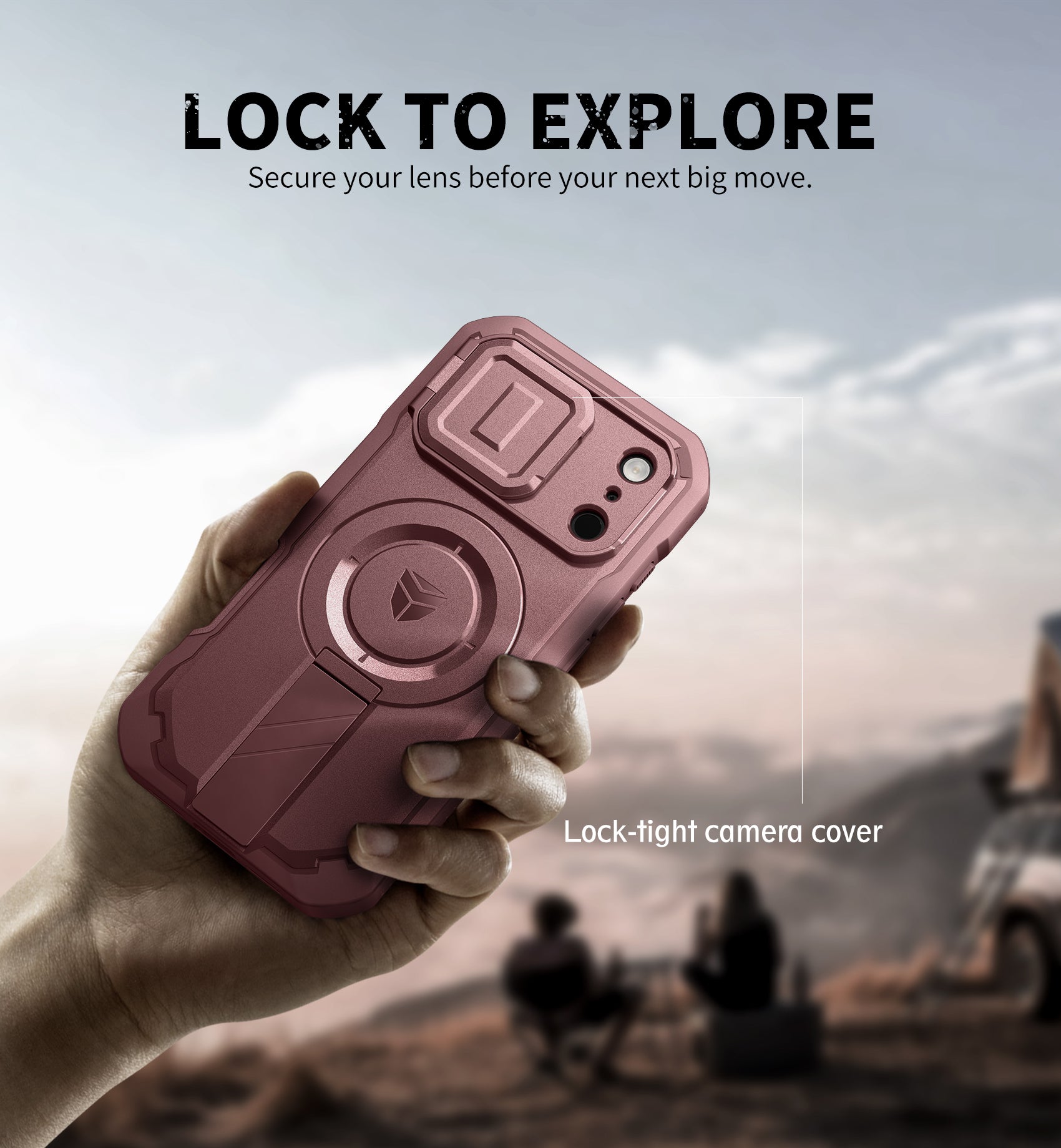 Dexnor Case For iPhone 17 Pro With Flip Camera Cover MagSafe Heavy-duty Shockproof Bumper Full Body Built-in Screen Protector 6.3 Inch