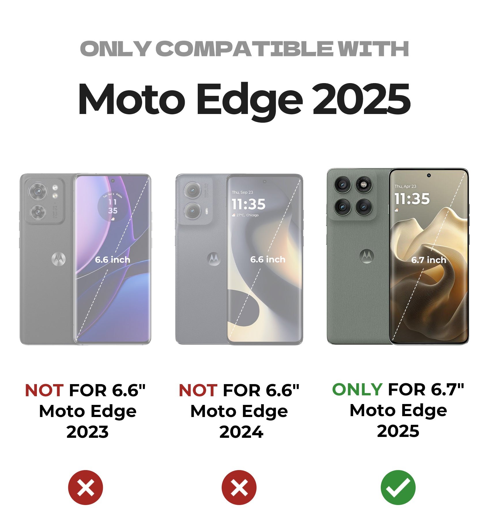 Dexnor Full Body Case for Moto Edge 5G 2025 With Screen Protector And Slide Camera Bumper Kickstand Heavy-duty Shockproof Cover