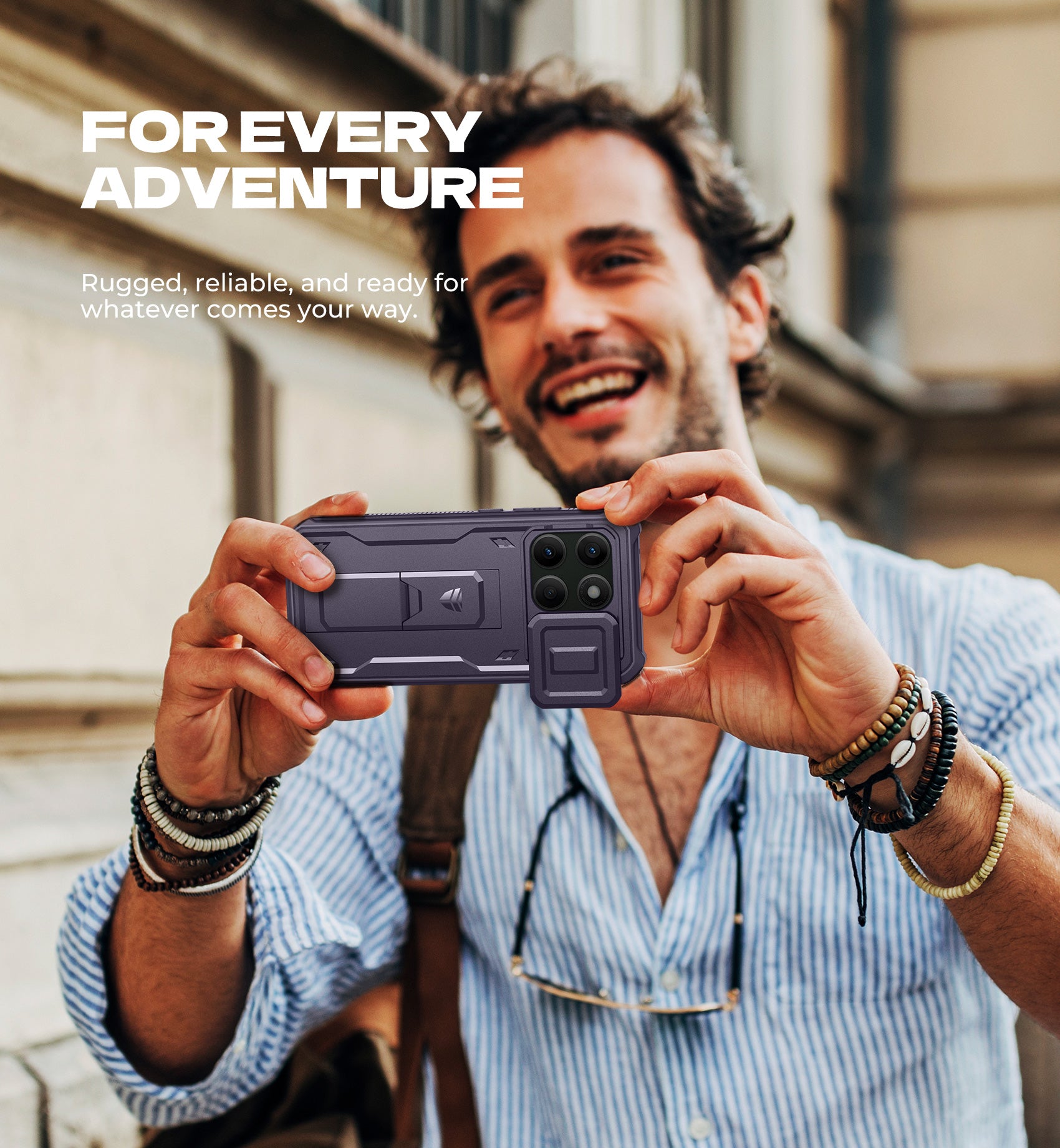Dexnor Full Body Case for Moto Edge 5G 2025 With Screen Protector And Slide Camera Bumper Kickstand Heavy-duty Shockproof Cover