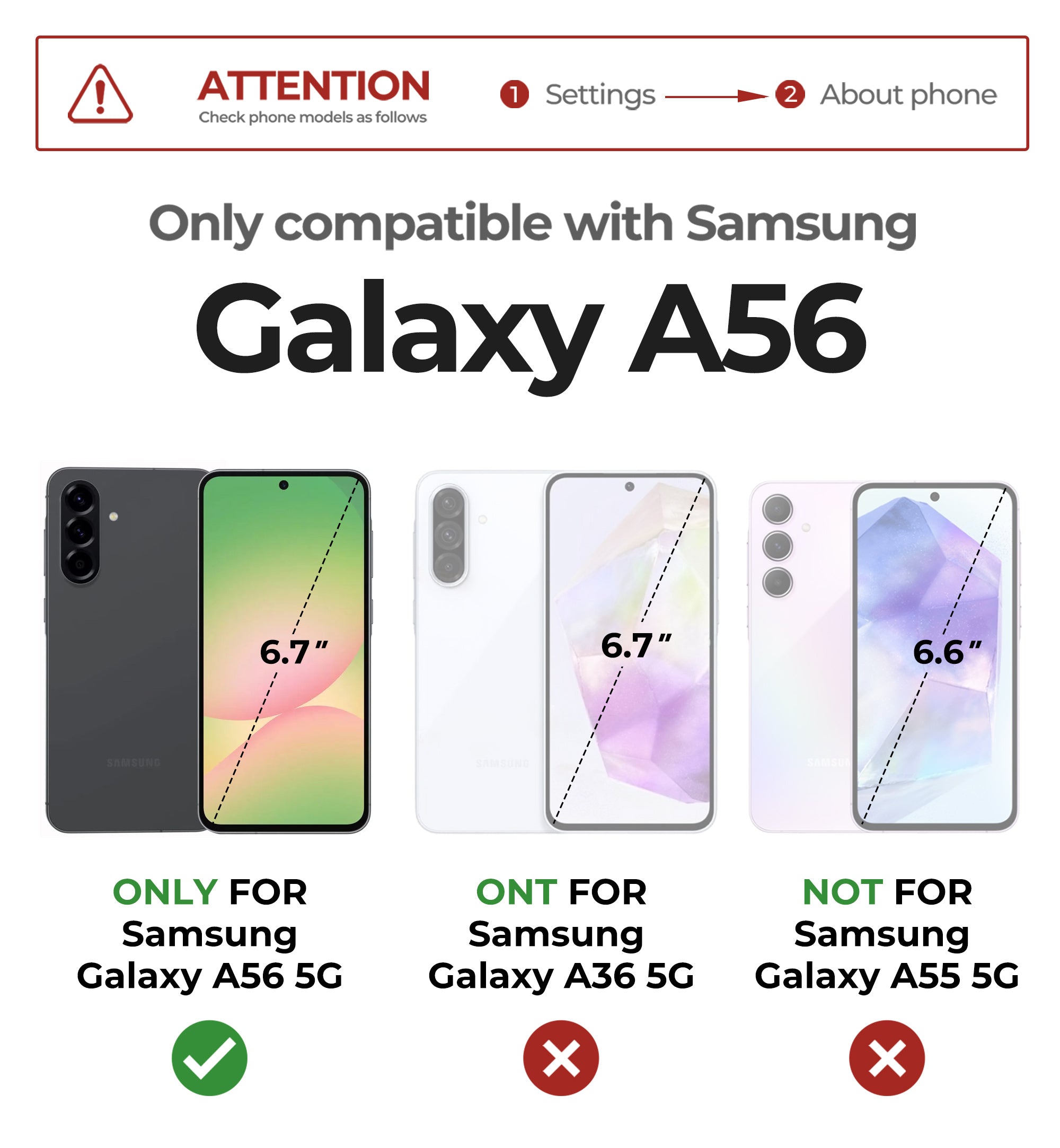 Dexnor Full Body Case for Samsung Galaxy A56 5G With Screen Protector And Slide Camera Bumper Kickstand Heavy-duty Shockproof Cover